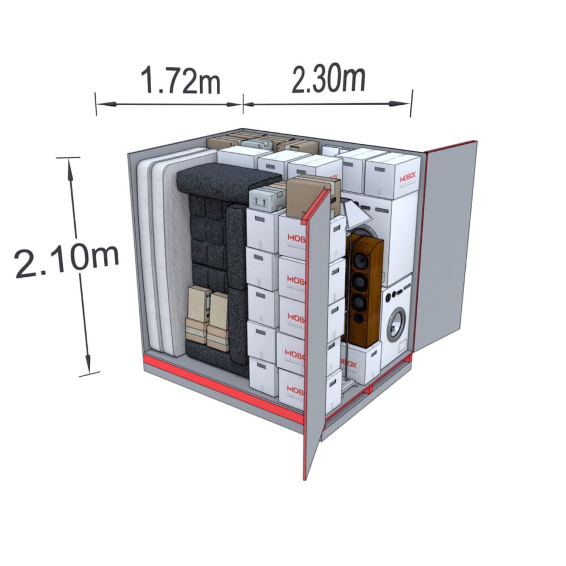 Opslagbox 8 m³