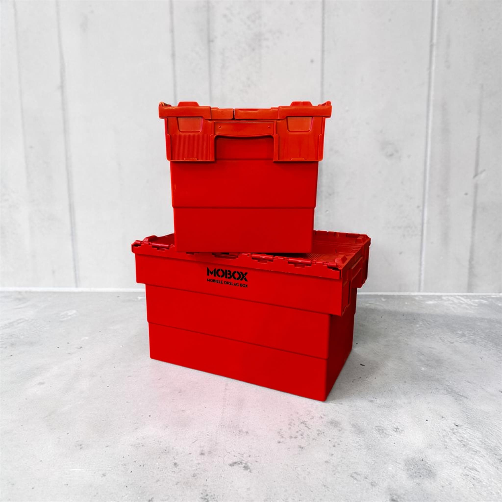 Distributiebakken voorzien van 2-delig deksel verhuur per maand — foto 1 van 2